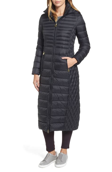 michael kors long puffer coat
